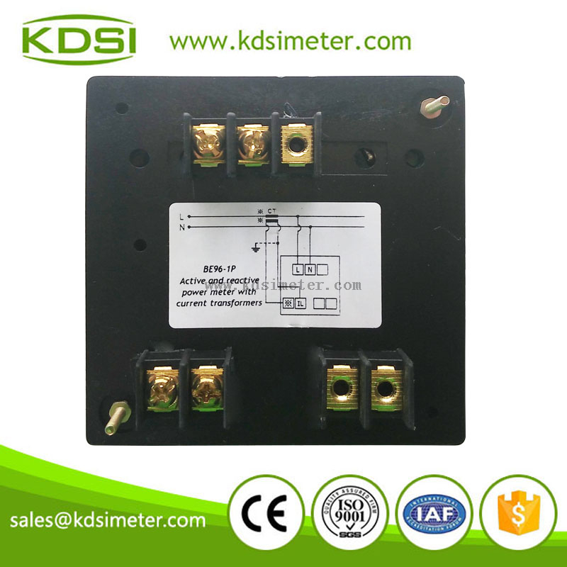 CE Approved BE-96 250Var 220V 1A single phase reactive power meter