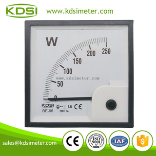 China Supplier BE-96 250W 220V 1A single phase watt panel meter