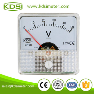 Classical high quality BP-38 DC Voltment DC50V analog panel mini voltmeter