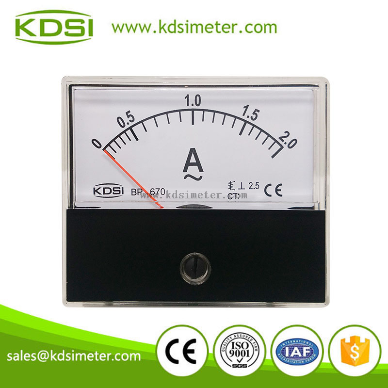 China Supplier KDSI BP-670 AC2A analog ampere indicator