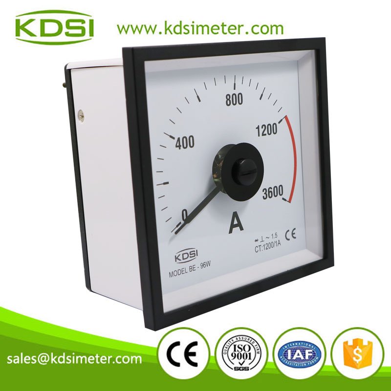BE-96W AC1200-1A 3times overload ammeter-1 BE-96W AC1200-1A 3times overload ammeter-1
