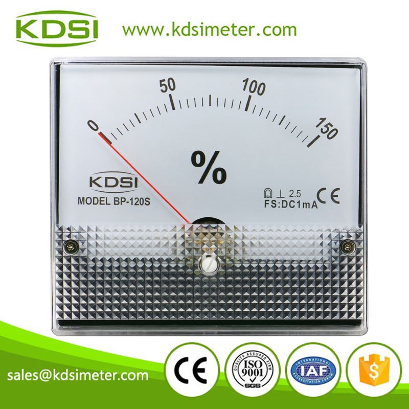 BP-120S DC1mA 150 percent load meter BP-120S DC1mA 150 percent load meter