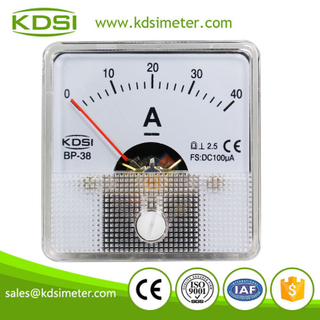KDSI electronic apparatus BP-38 DC100uA 40A mini analog panel ampere meter