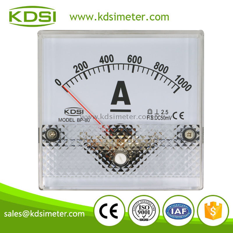 BP-80 DC50mV 1000A analog dc ammeter for welding machine