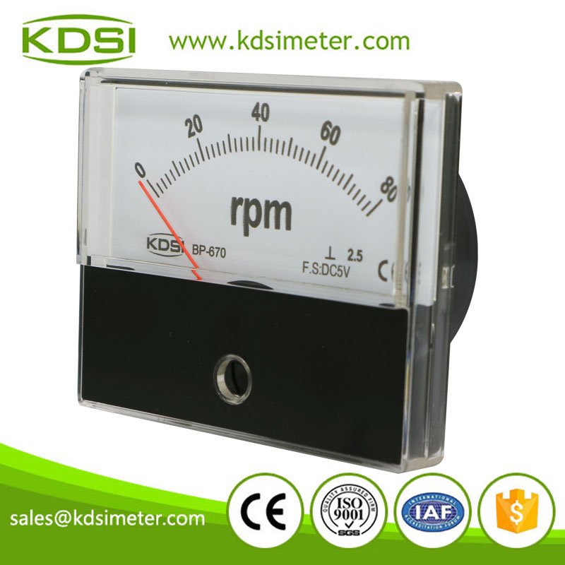 BP-670 DC5V 80rpm panel rpm meter-2