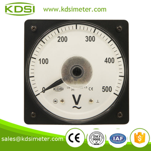 LS-110 AC Voltmeter AC500V wide angle AC analog panel meter
