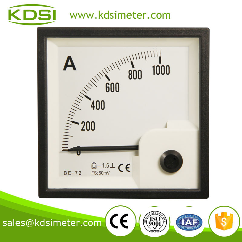 BE-72 DC60mV 1000A display ammeter and voltmeter panel.jpg