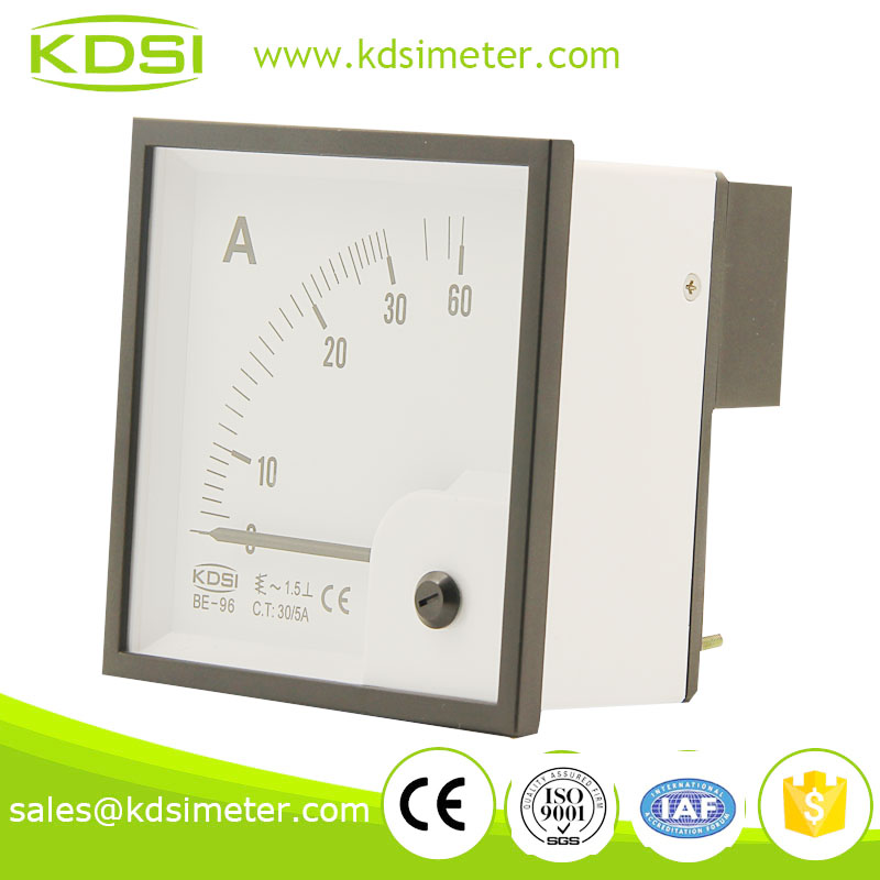 BE-96 96*96 AC Ammeter AC30/5A panel industrial current meter