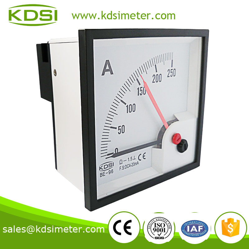 BE-96 4-20mA 250A double pointer ammeter-1