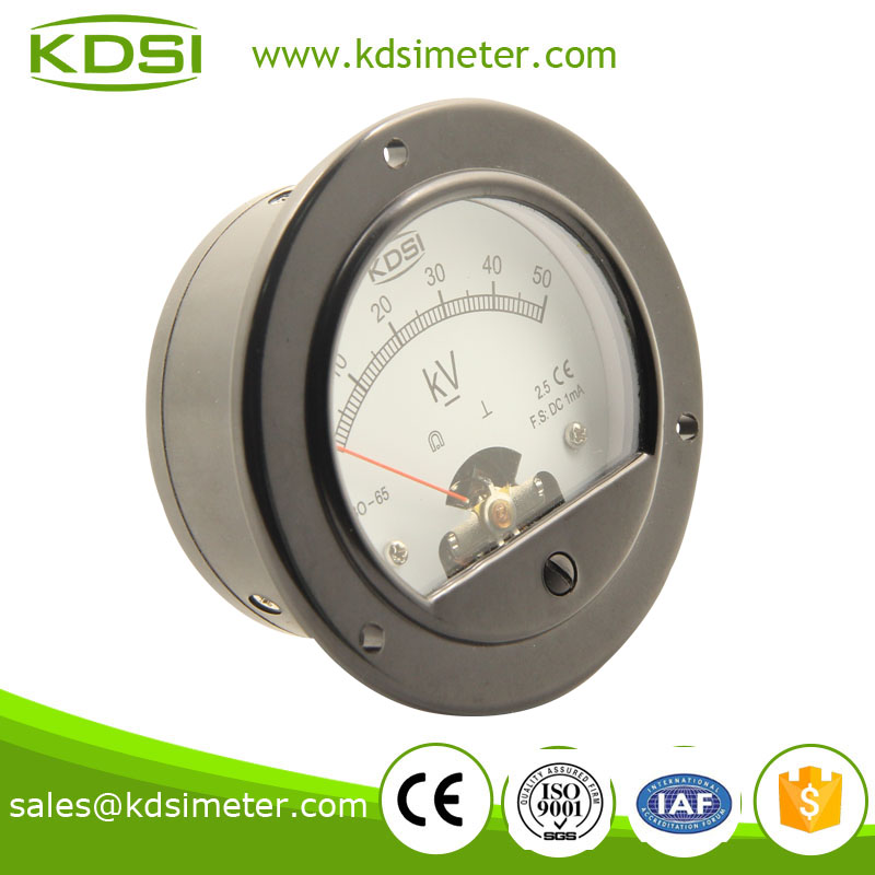 DC Voltmeter, round type, high precision analog panel meter - Buy