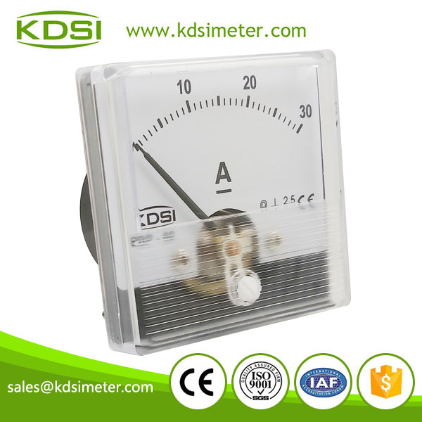CE certificate BP-60N 60*60 DC30A analog ammeter dc amps