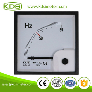 20 Year Top Manufacturer of CE,ISO passed BE-96 45-55Hz 380V analog panel electrical frequency meter