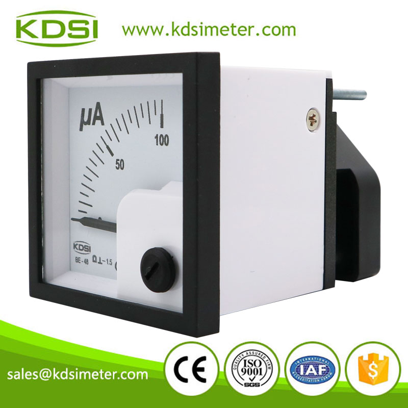 Easy installation BE-48 DC100uA dc panel analog galvanometer