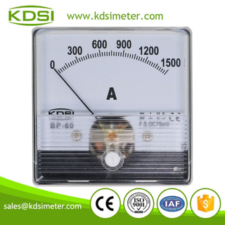 Factory direct sales BP-60N DC75mV 1500A panel analog dc ammeter with output