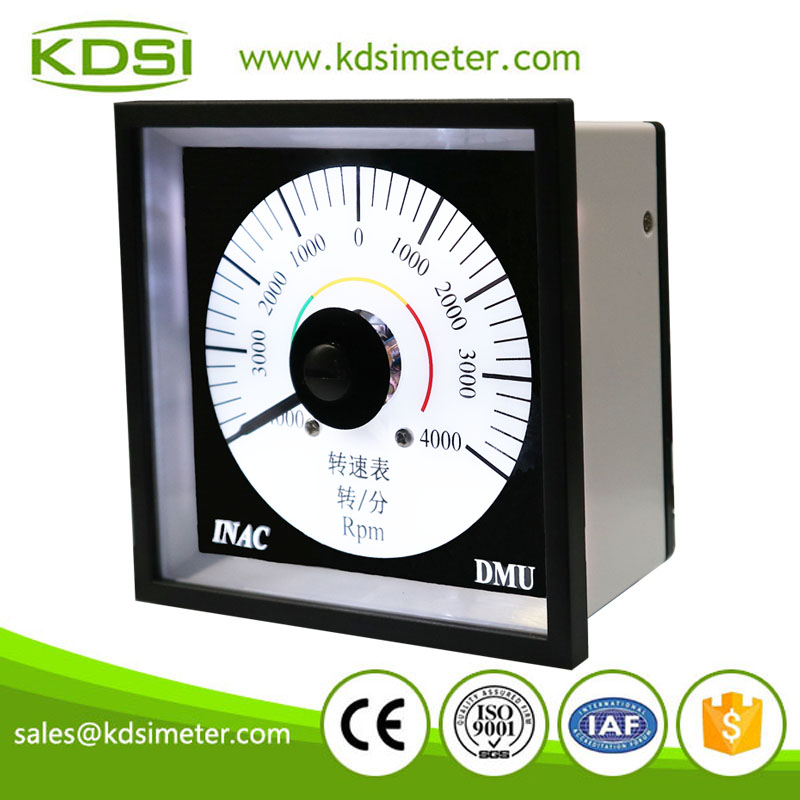 Hot Selling Good Quality BE-96W DC4-20mA +-4000 rpm backlighting analog panel engine rpm meter