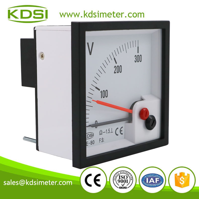 BE-80 DC300V with red pointer voltmeter-1
