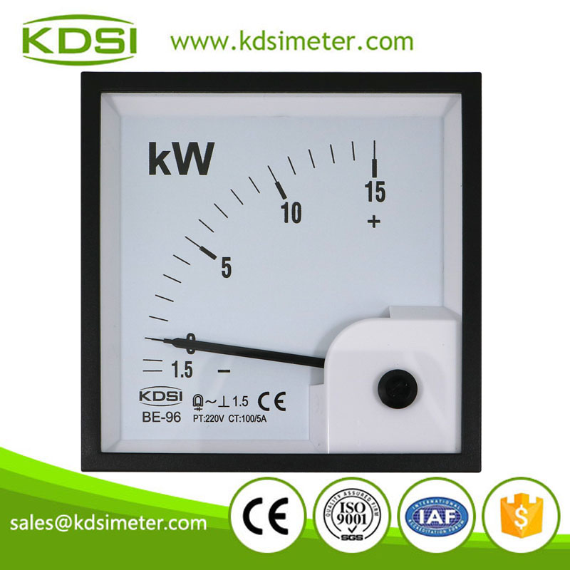 BE-96 1P -1.5-15kW 220V 100-5A single phase power meter