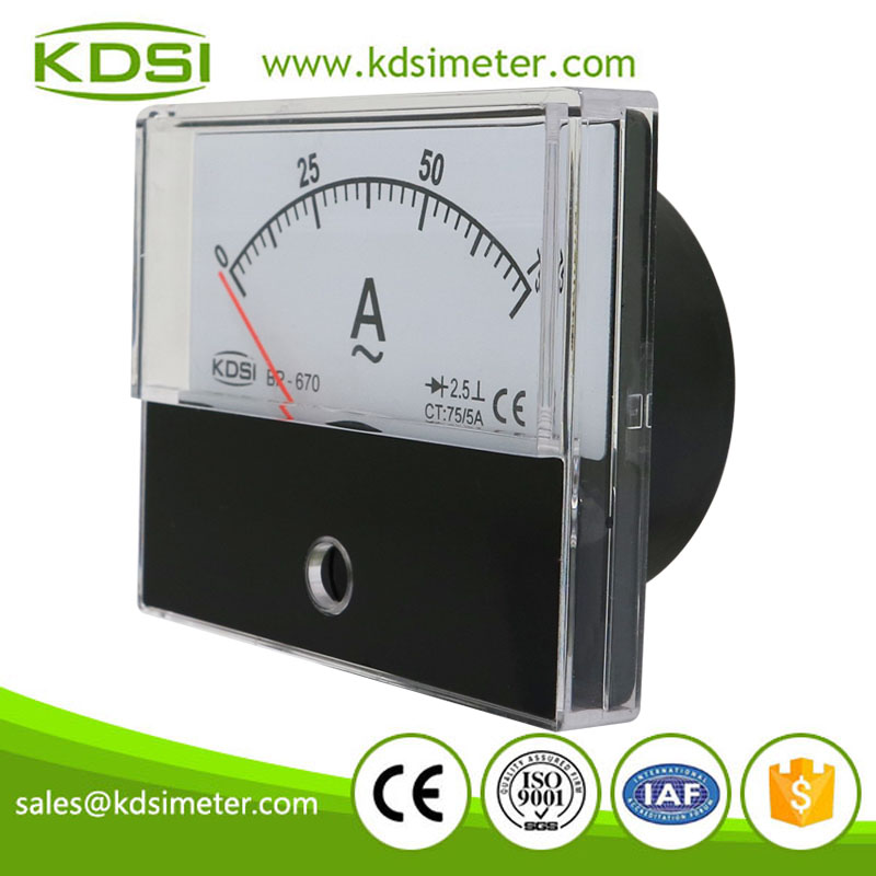 BP-670 AC75-5A rectifier ammeter-2