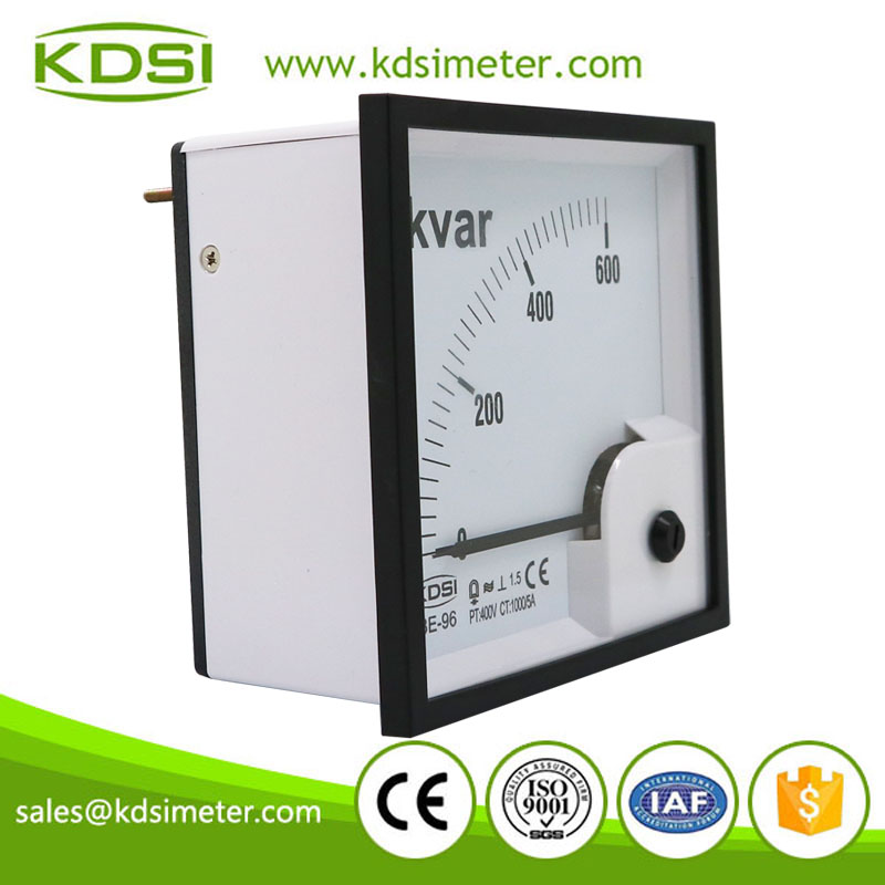 Factory direct sales BE-96 3P3W 600kvar 400V 1000-5A panel analog reactive power meter