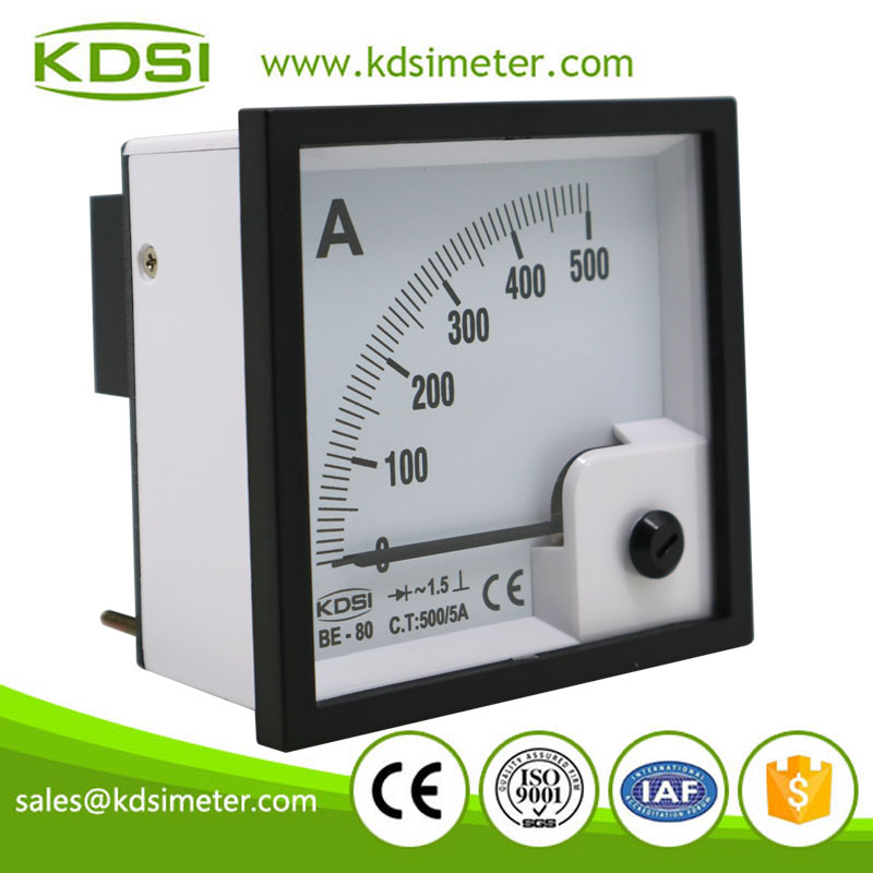 BE-80 AC500-5A rectifier ammeter-1