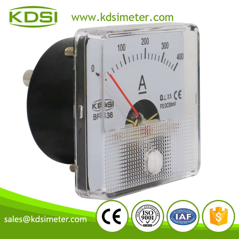 Small & high sensitivity BP-38 DC50mV 400A panel analog dc high precision ammeter