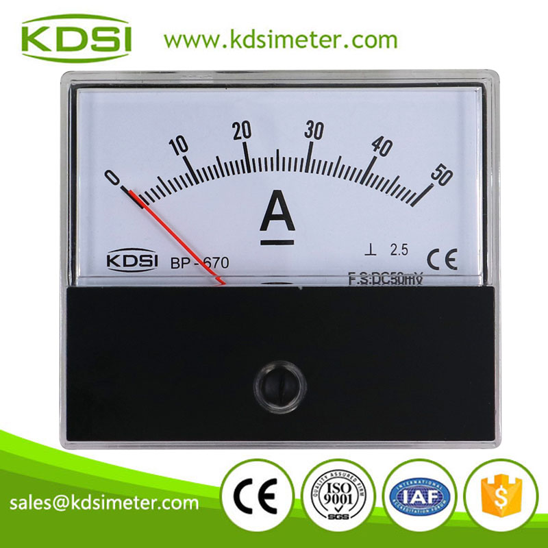 BP-670 DC50mV 50A ammeter
