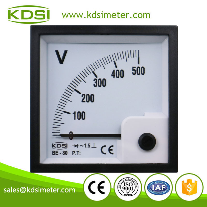 BE-80 AC500V rectifier voltmeter