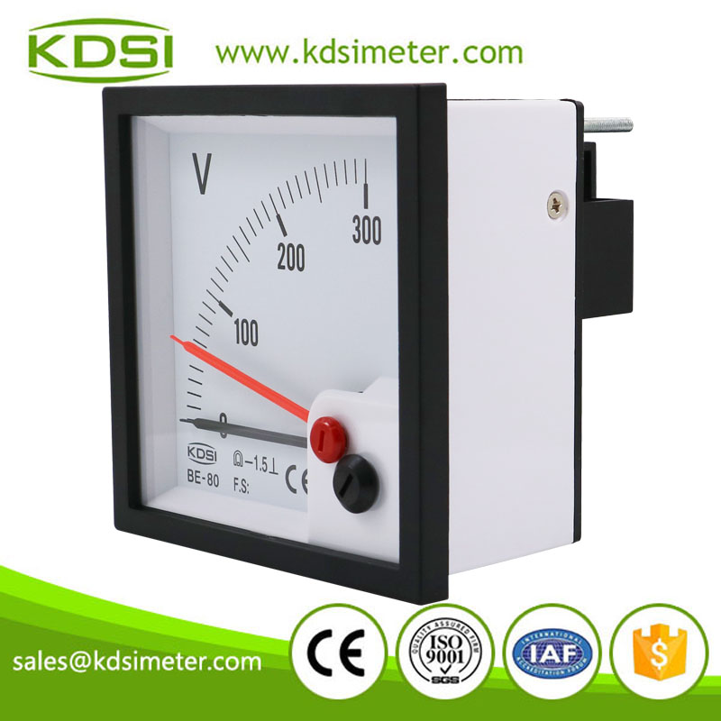 BE-80 DC300V with red pointer voltmeter-2