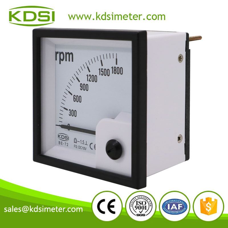 BE-72 DC10V 1800rpm panel meter-2