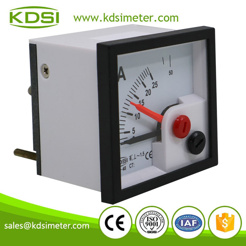 BE-48 AC25A with red pointer ammeter-1