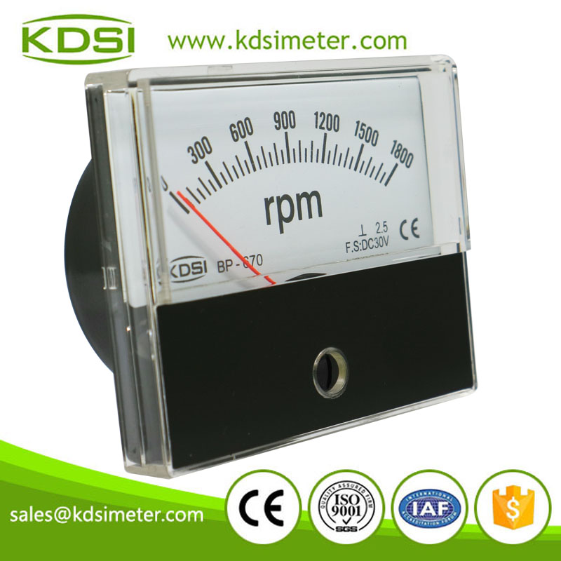 BP-670 DC30V 1800rpm panel rpm meter-1
