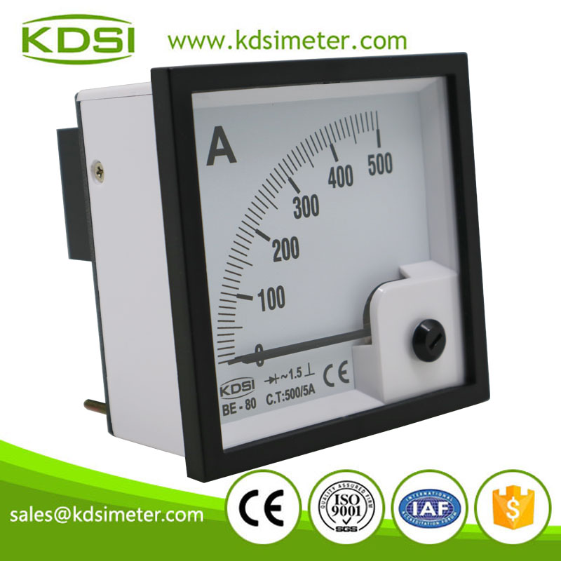 BE-80 AC500-5A rectifier ammeter-1
