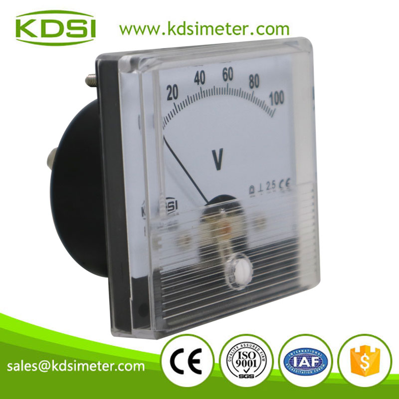 CE Approved BP-60N DC100V panel analog voltage meter for welding machine