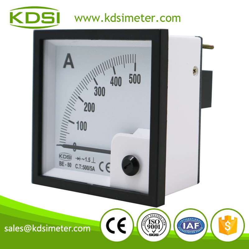 BE-80 AC500-5A rectifier ammeter-2