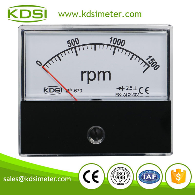 BP-670 AC220V 1500rpm meter