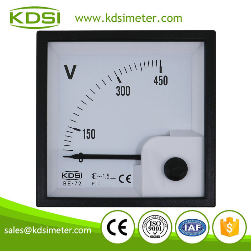 BE-72 AC450V analog ac votmeter