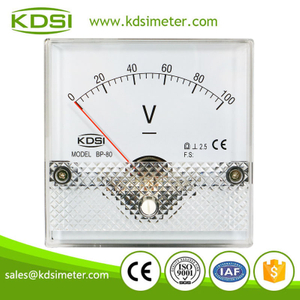 Factory direct sales BP-80 DC100V panel dc analog battery voltage meter