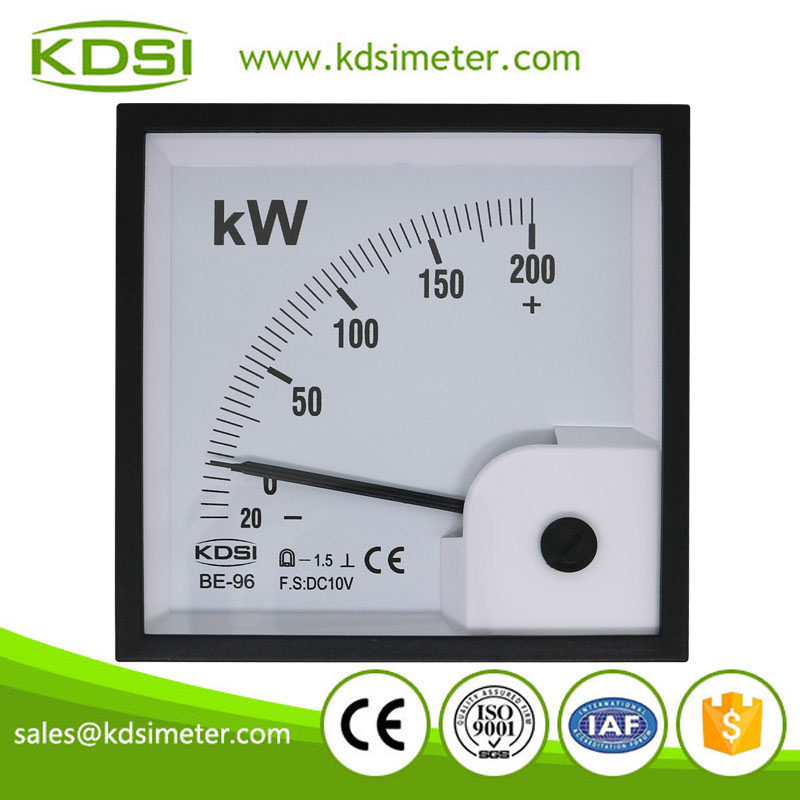 BE-96 DC10V -20-200kW voltage panel kW meter
