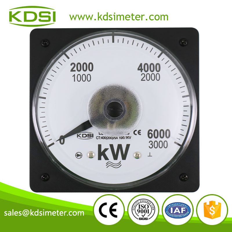 LS-110 3P3W 6000-3000kW 400-5A 10-0.1kV analog power meter