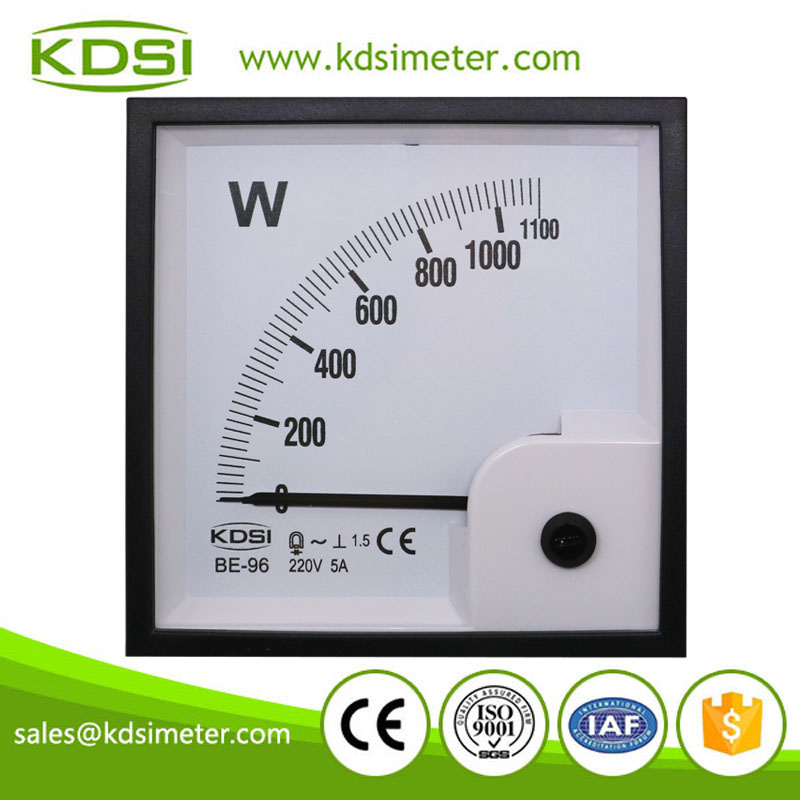 BE-96 1P 1100W 220V 5A analog power meter