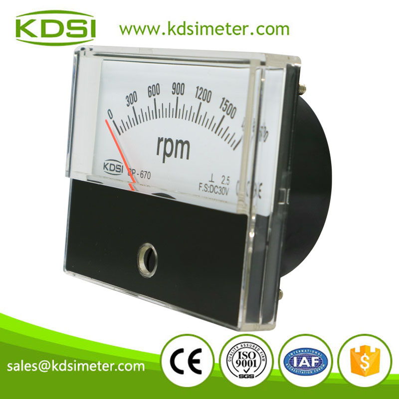 BP-670 DC30V 1800rpm panel rpm meter-2