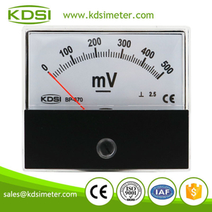 CE Approved BP-670 DC500mV high precision CL1.5 panel analog voltmeter & ammeter for solar power