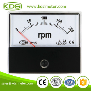 Factory direct sales BP-670 DC10V 200rpm panel analog rpm meter for car