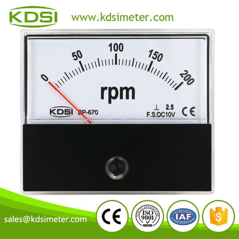 BP-670 DC10V 200rpm meter