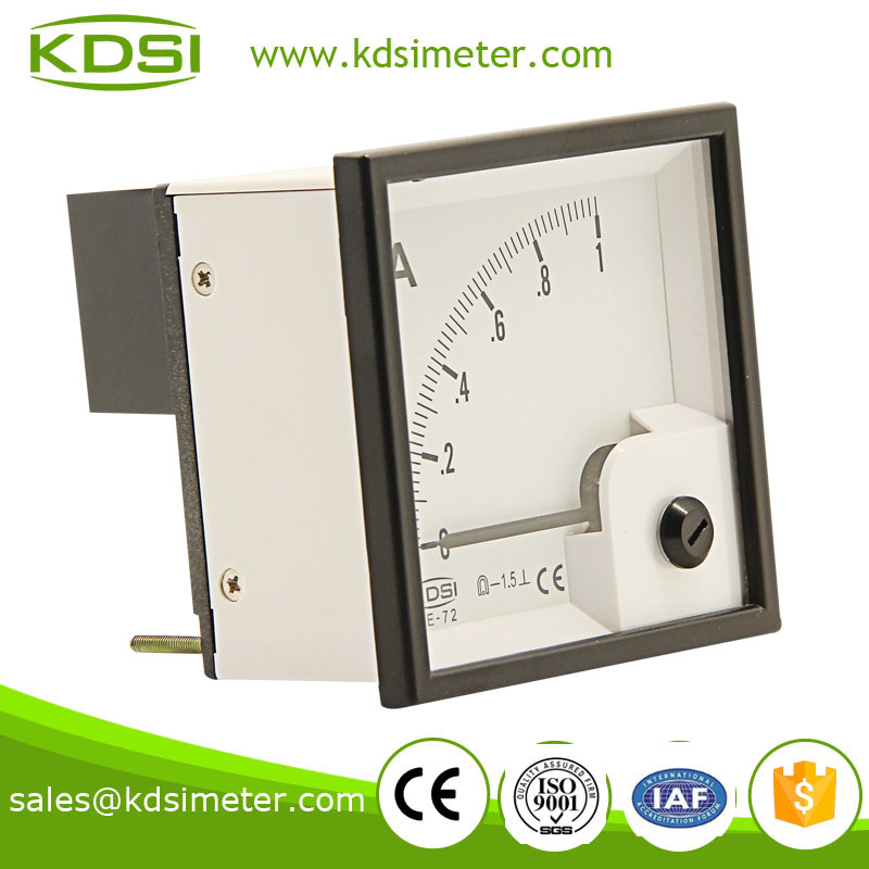 20 years Professional Manufacturer BE-72 DC Ammeter DC1A panel ammeter
