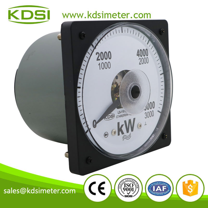 LS-110 3P3W 6000-3000kW 400-5A analog power meter-1