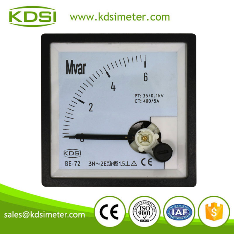 BE-72 3P3W 6Mvar 35-0.1kV 400-5A reactive power meter