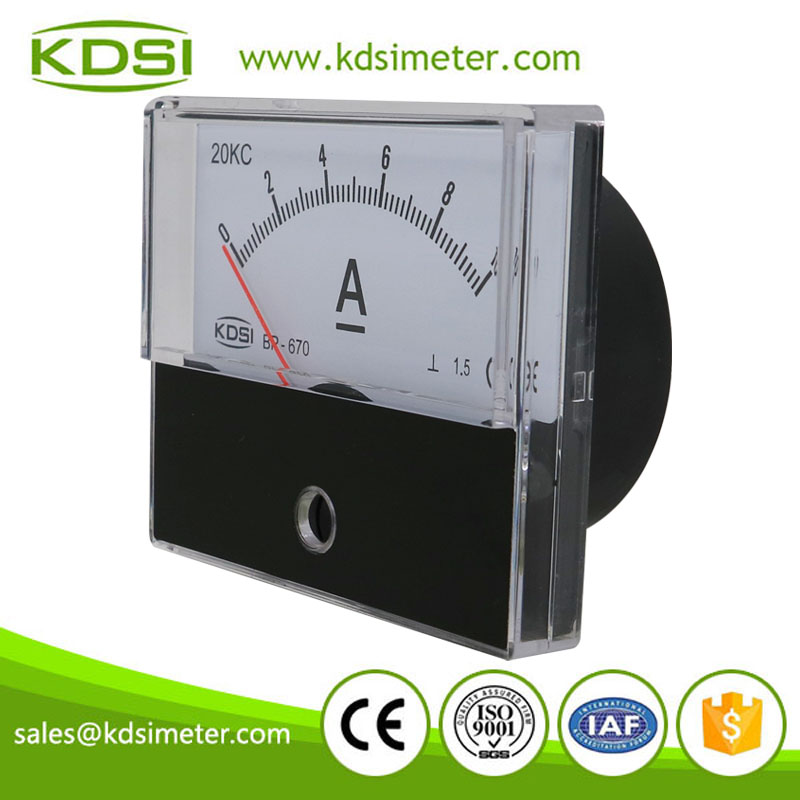 Hot Selling Good Quality BP-670 DC10A 20kc dc panel analog ampere meter