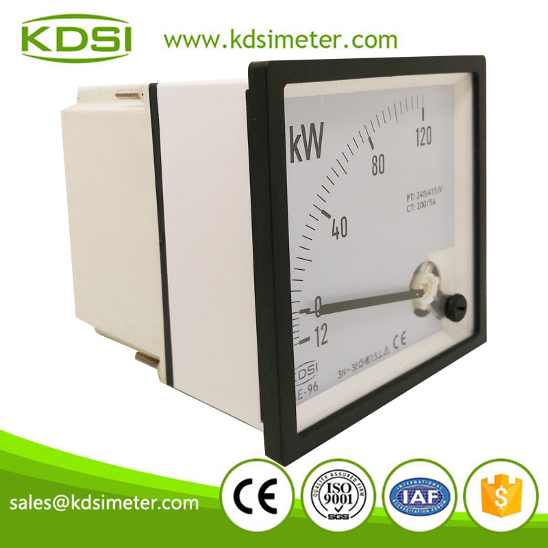 Industrial universal BE-96 3P4W -12-0-120kW 200/5A 240(415)V analog panel kW power meter
