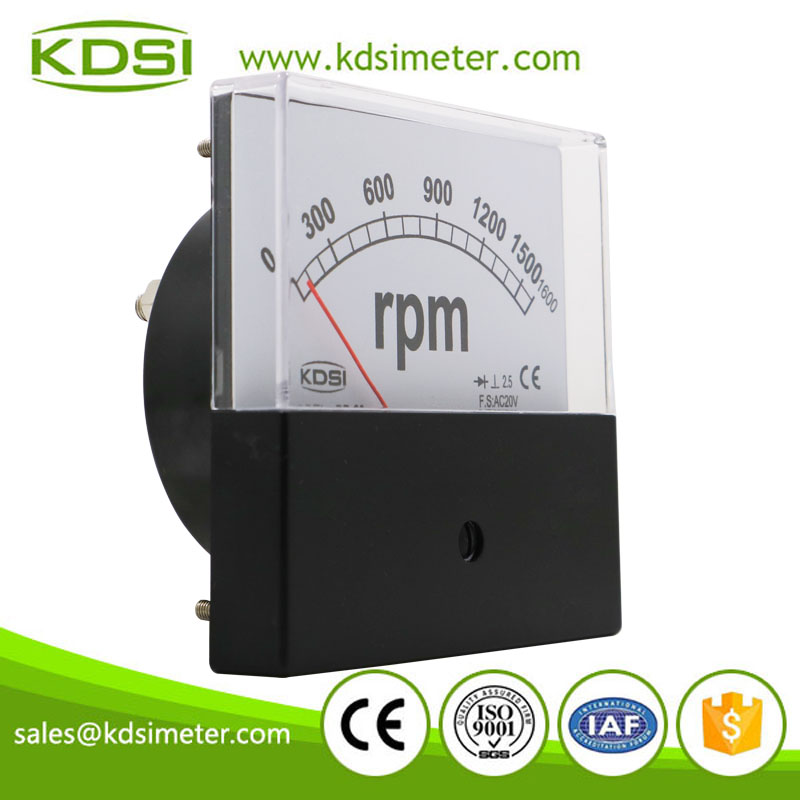 BP-80 AC20V 1600rpm rectifier rpm meter black cover-1